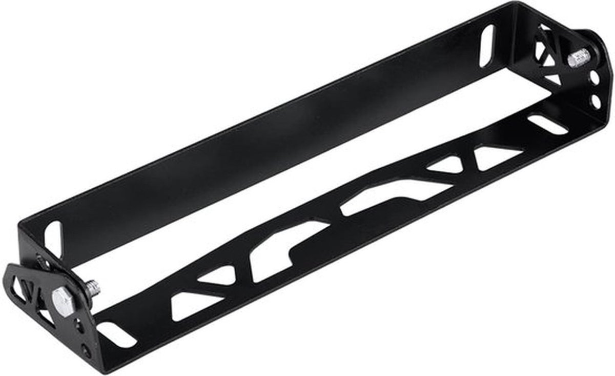 Kentekenplaathouder Racing Kentekenplaathouder Universele Auto Styling Aluminium Kentekenplaathouder Verstelbare Racing Kentekenplaathouder 5 Kleuren Goede Uiterlijk (Zwart)
