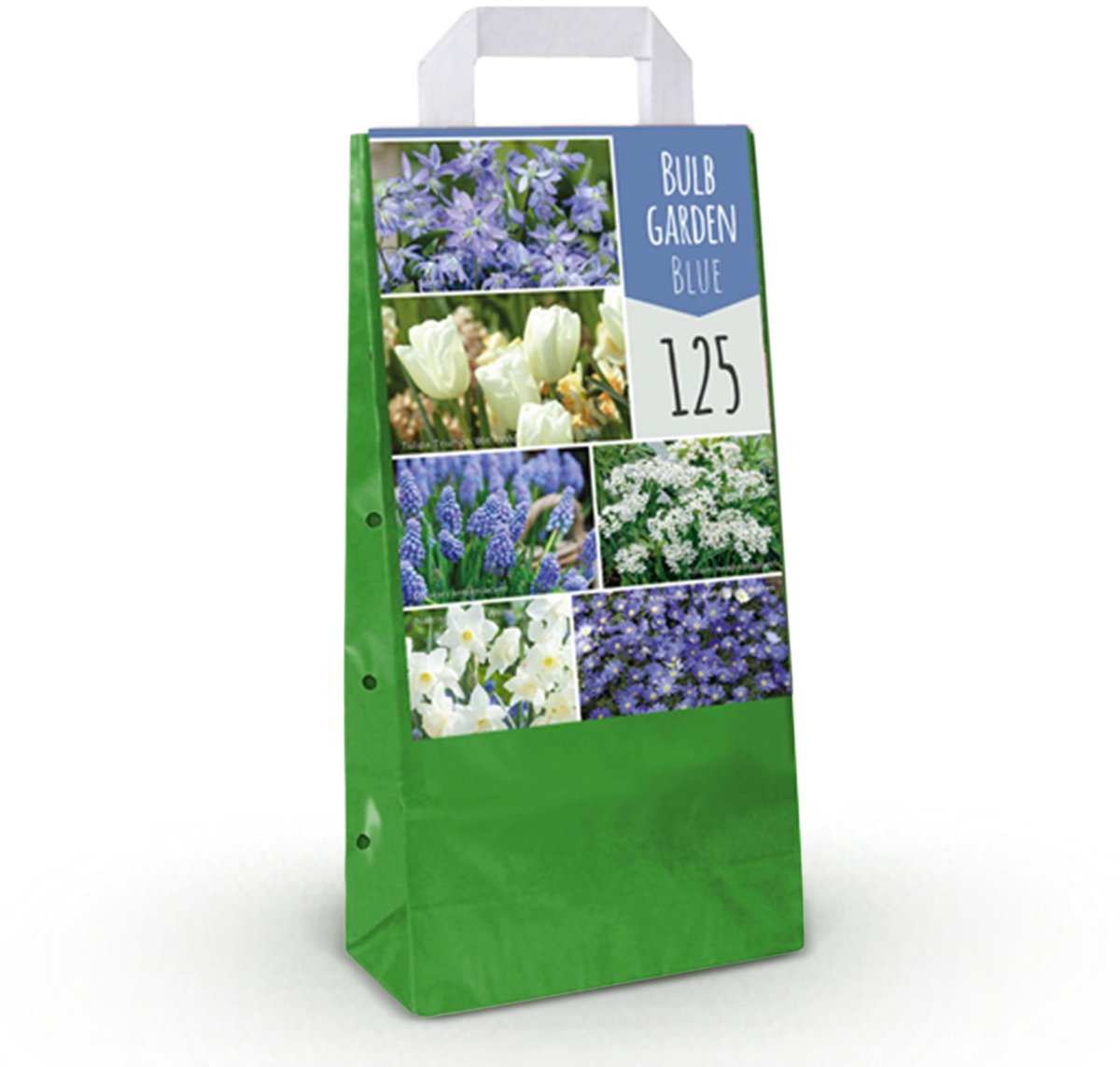 Bloembollen - Bulb Garden Blue mix - Diversen soorten - Kleur Blauw - 125 stuks - Gift Verpakking