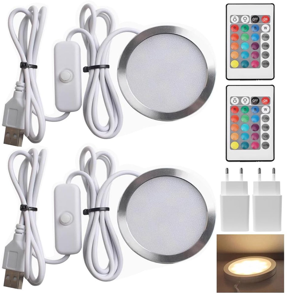 LED strip licht voor 3D printer - 2 stuks - creatief ontwerp - ideaal voor nachtlampje - ShopVlot