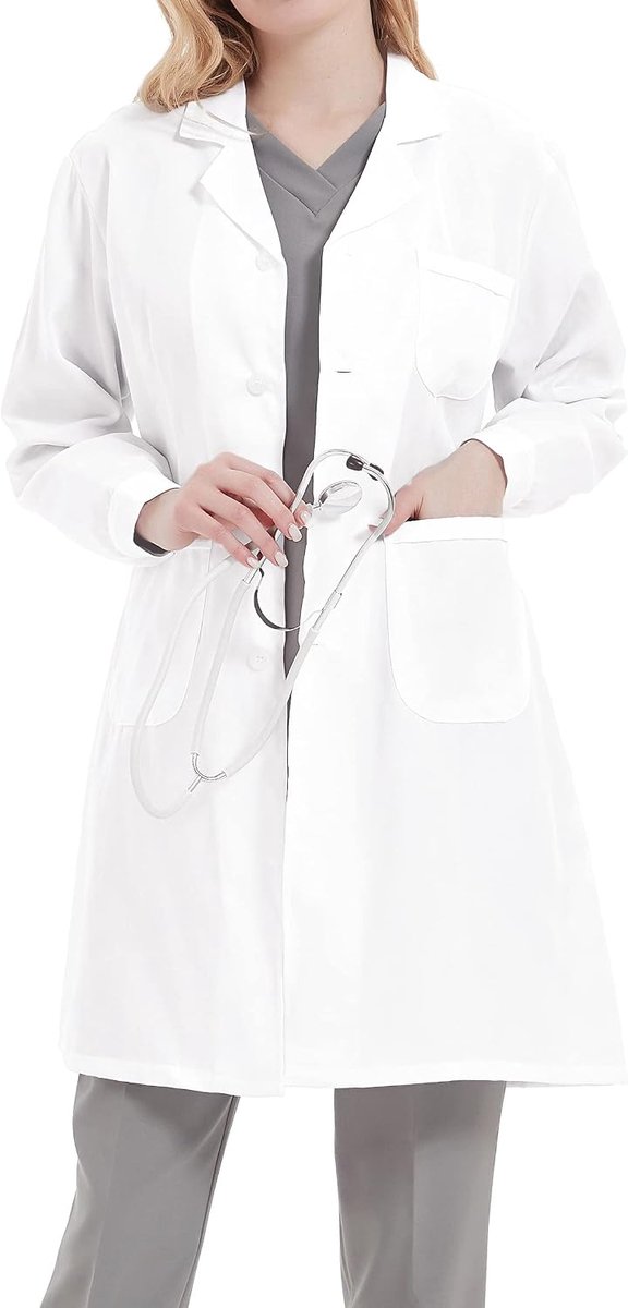 Dames Laboratoriumjas Wit labjassen voor labs cosplay
