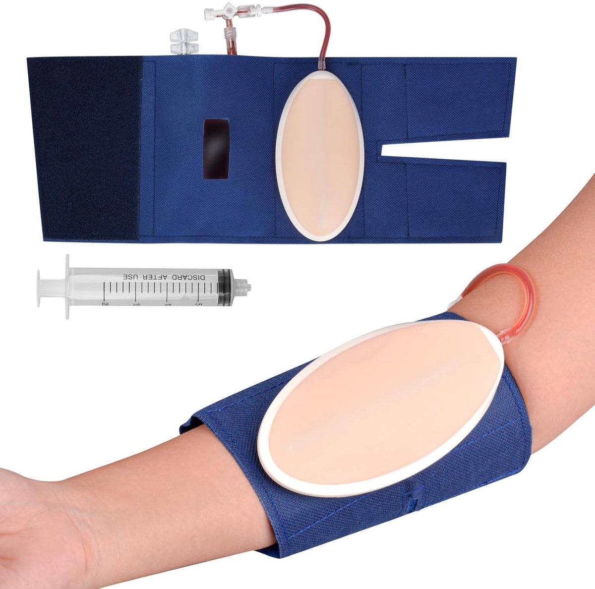 IV-transmissies voor injectiestraten, barbar injectiestraten voor veneuze injectiestraten, IV-injecties-/infuuspads voor medische toepassingen.