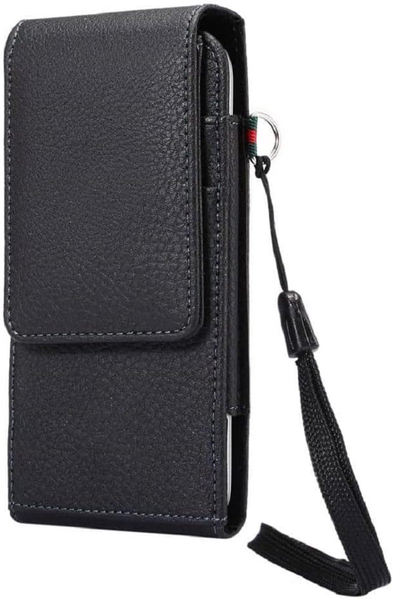 Holster Case Belt Clip Rotary 360 with Card Holder and Magnetic Closure voor Wiko 10 5G (2022) - Black