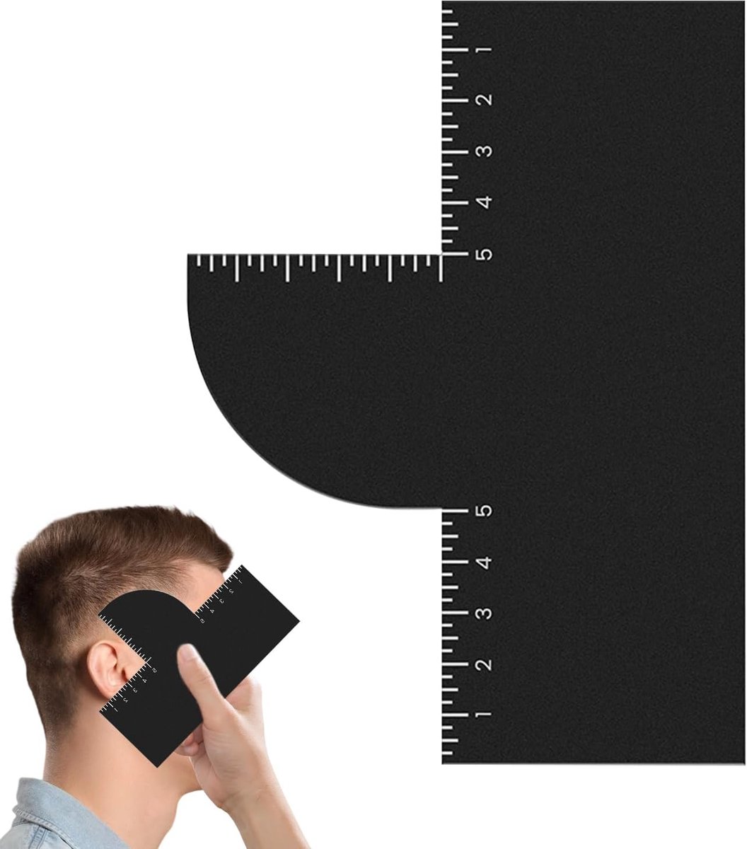 Versterkingskaart Voor Kappers Meetindicatoren Herbruikbaar | Verbeteringen Voor Barbiers Sjablonen En Haarlijnstencilkaarten Kleurspray Rand voor Jongens Tieners Vaders Echtgenoten