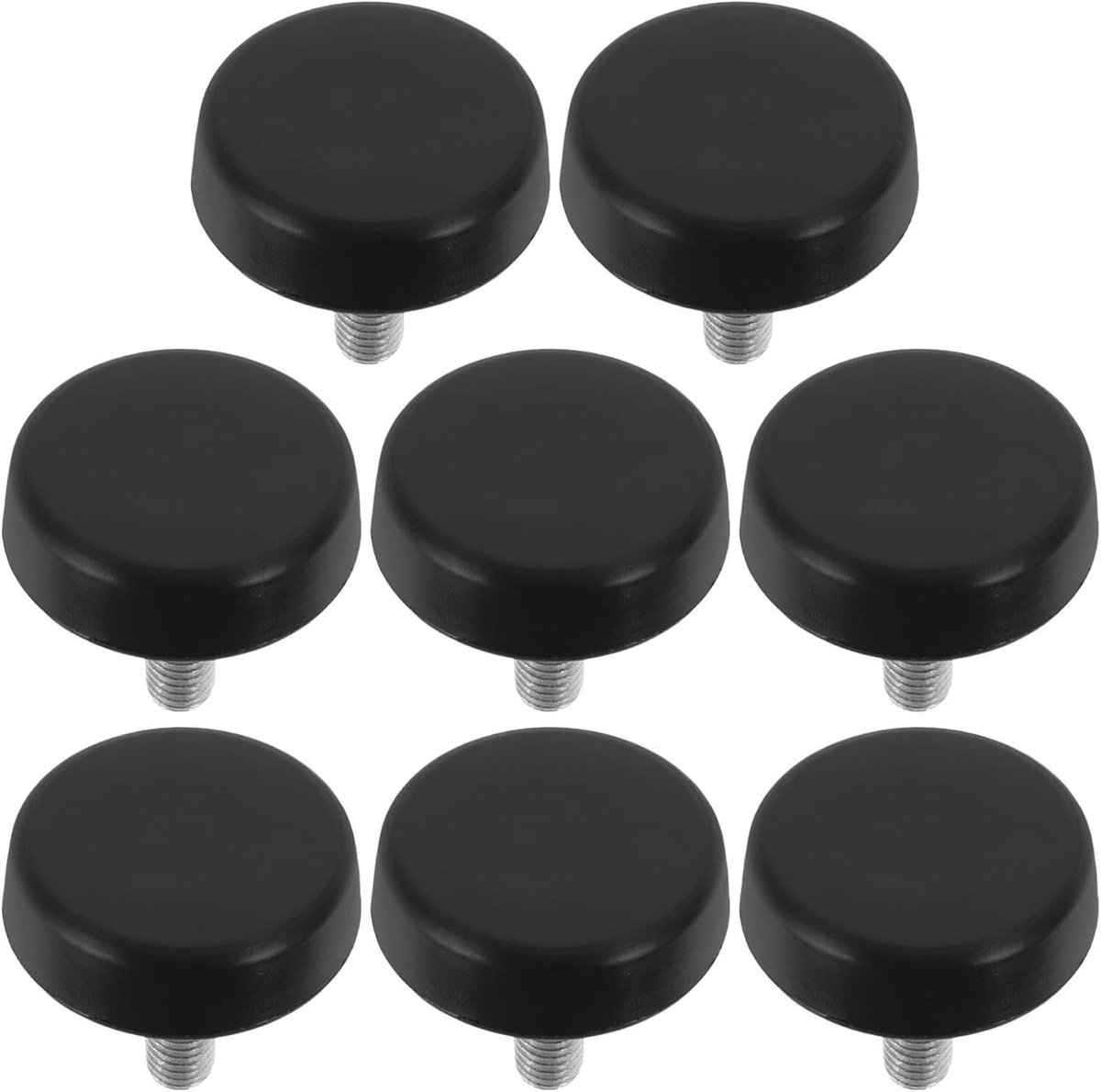 Verstelbare Rubber Voetjes - Apparaat Stabilisatoren - Fitness Apparatuur - Schokabsorberend Ontwerp - 4.7 x 4.5 cm - Multicolor