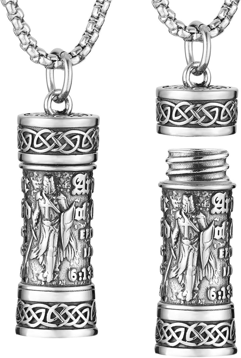 Tibetaans Boeddhisme Meditatie Rvs Hanger Herdenkingsmunt Crematie As Pil Cilinder Container Ketting Hanger Sieraden Gift