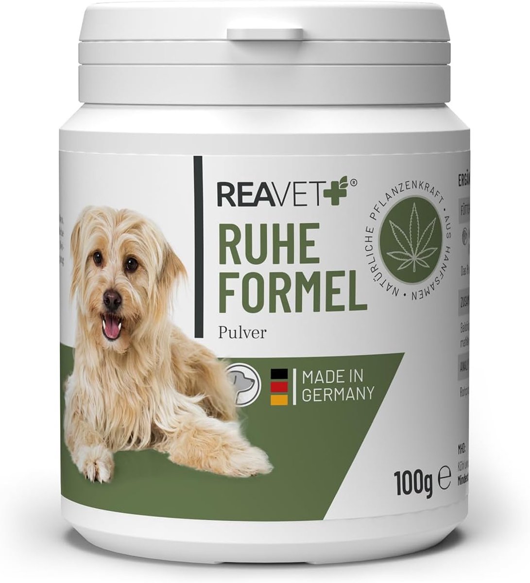 Rustgevende formule voor honden - kalmerend middel met valeriaan - tegen stress en angst - voor een ontspannen hond - SnelShoppen