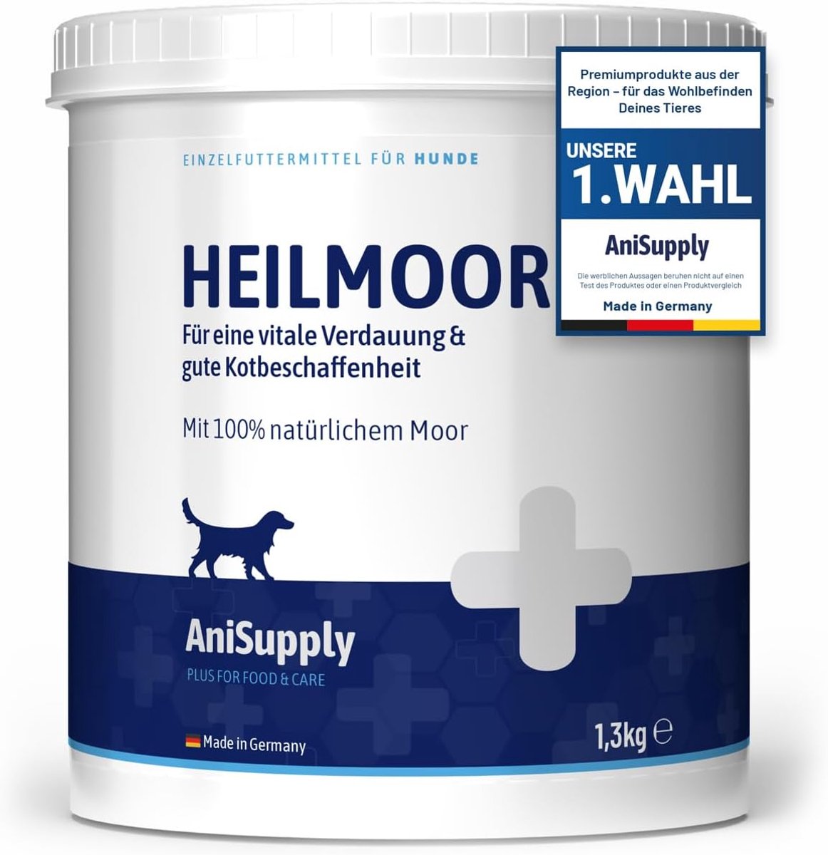 Heilmoor 1,3 kg - Premium kwaliteit - Verbeterd ontlastingsvorm - Ondersteunt spijsvertering - SnelShoppen