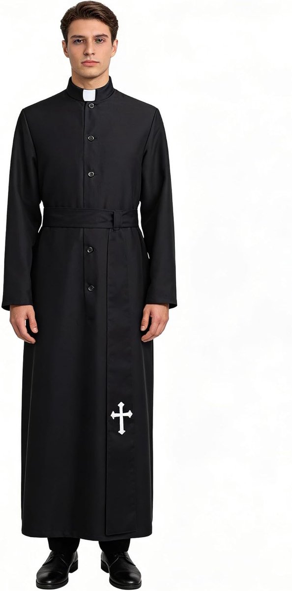 Geestelijkheid cassock gewaad predikant Cassock Heren lof aanbidding gewaad