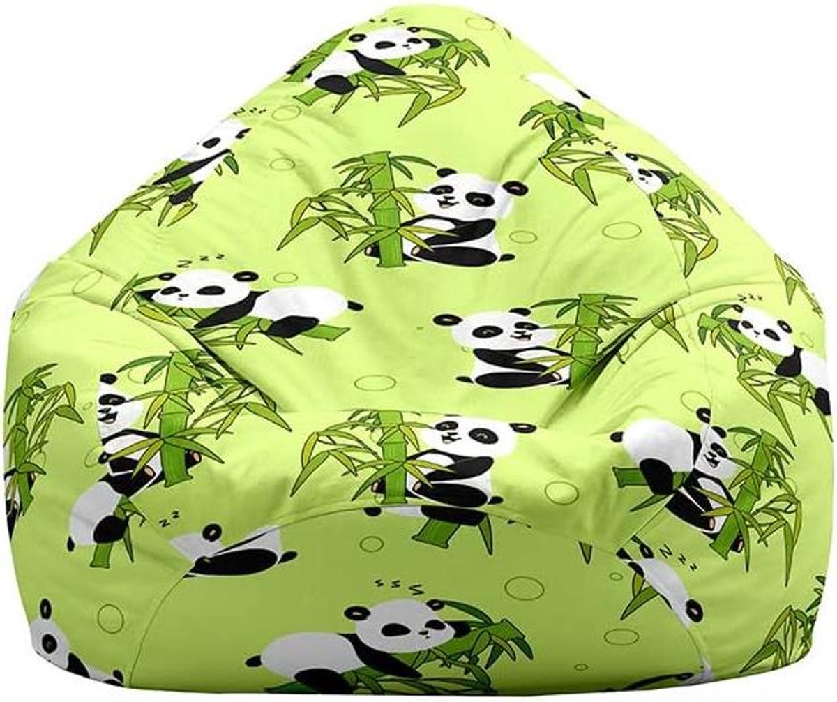 Zitzakhoezen zonder vulling - Opbergzak Stoelhoes - Speelgoed Organiseren - 2-in-1 functie - 100 x 120 cm - Bamboe