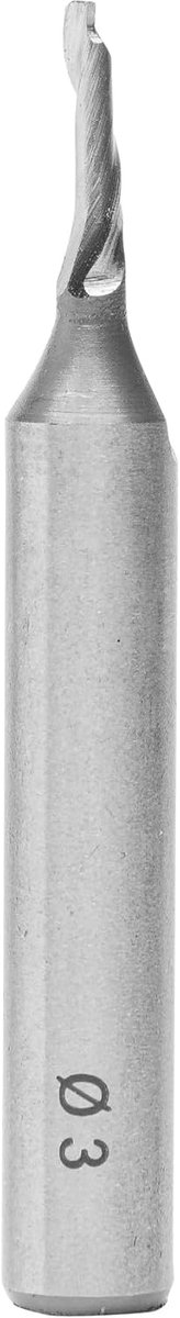 30000 Spiraalfrees en boor voor Alu en Kunsstof, Sneldraaistaal, Schachtdoormeter (S) 8 mm, Frees- en boordoormeter (D) 3 mm, NL 12 mm, Z1, GL 60 mm