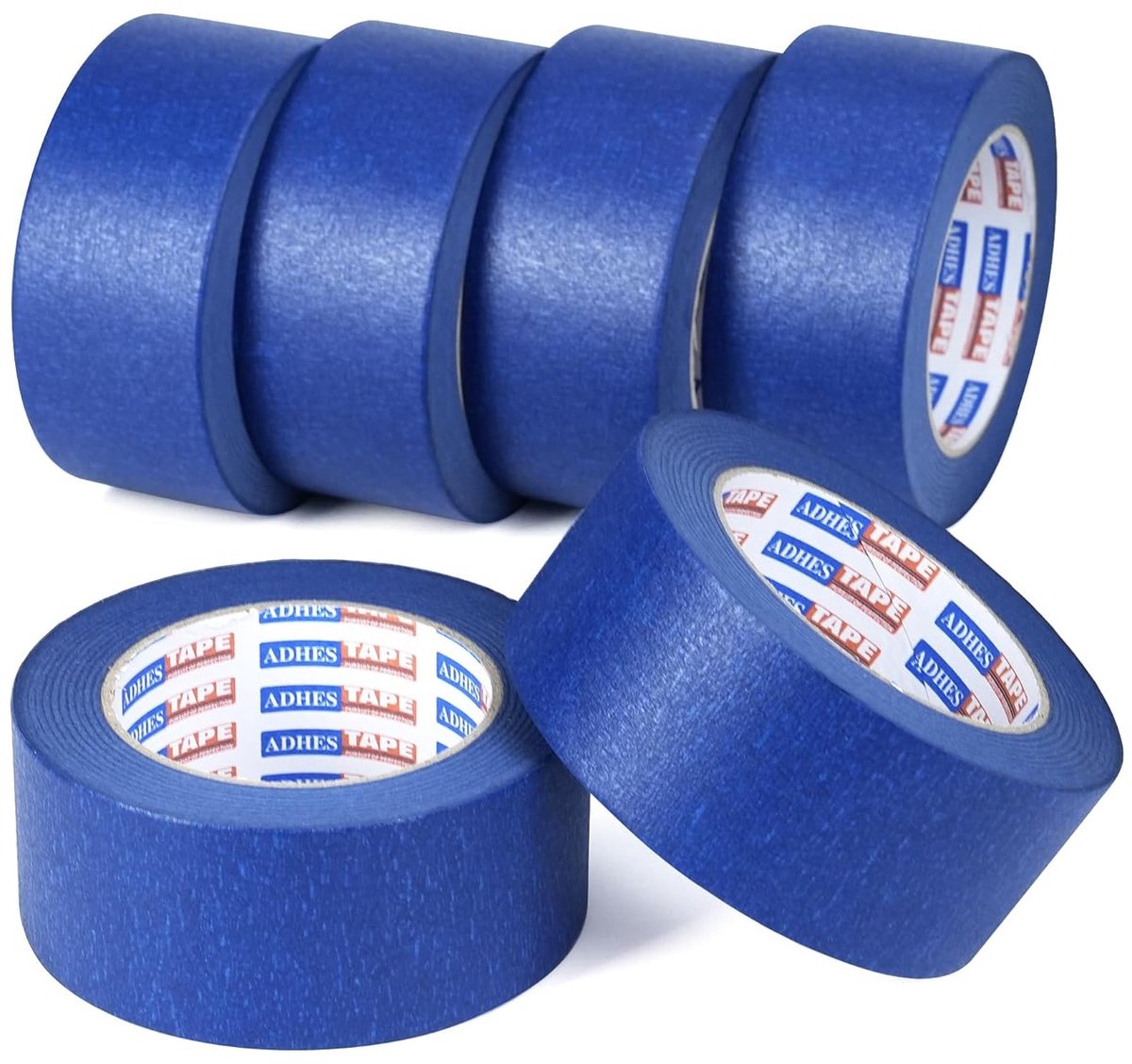 Masking tape 24 mm x 54 m - Blauw - Scherpe lijnen - Voor moeiteloos schilderen - ShopVlot