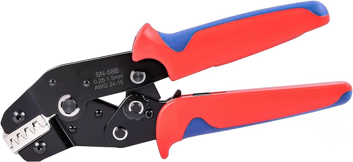 Kraventang SN-58B - ratel - voor Dupont, JST, Molex - ideaal voor e-bike kabels - ShopVlot