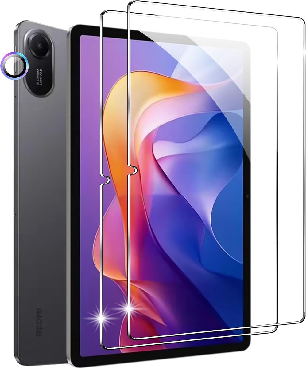 Tempered Glass Screen Protector Redmi Pad 2 11 inch - 3 Pack - 9H Hardheid - Bubble-Free Installatie - ShopVlot