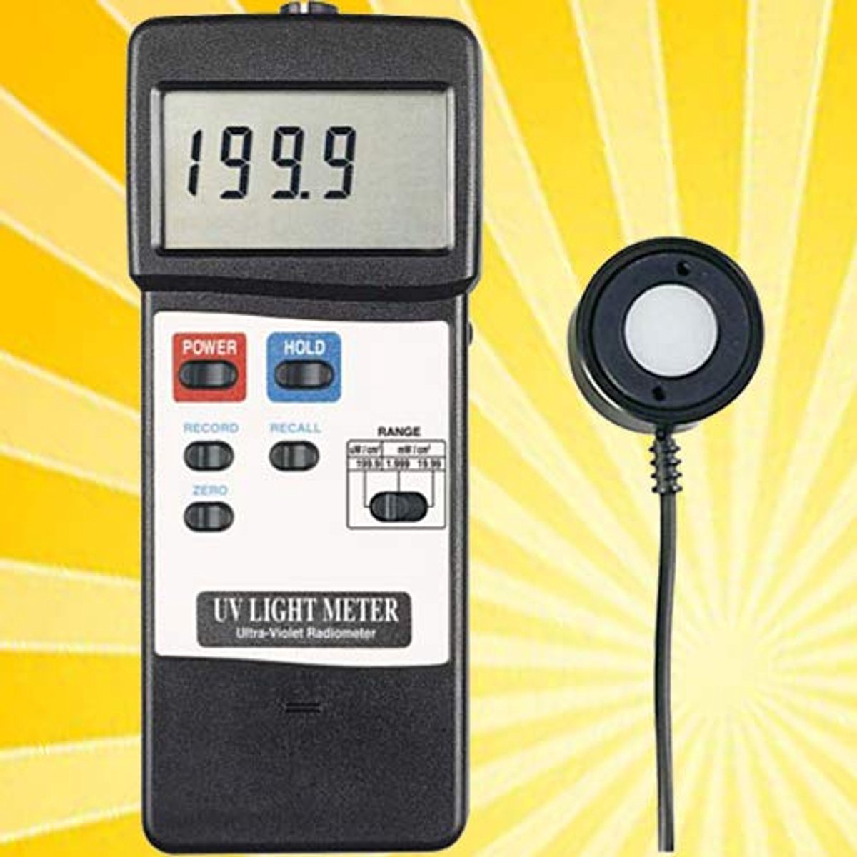 UV meetinstrument - zonne-energie - UVA, UVB, UVC - meet zonnestraling - ShopVlot