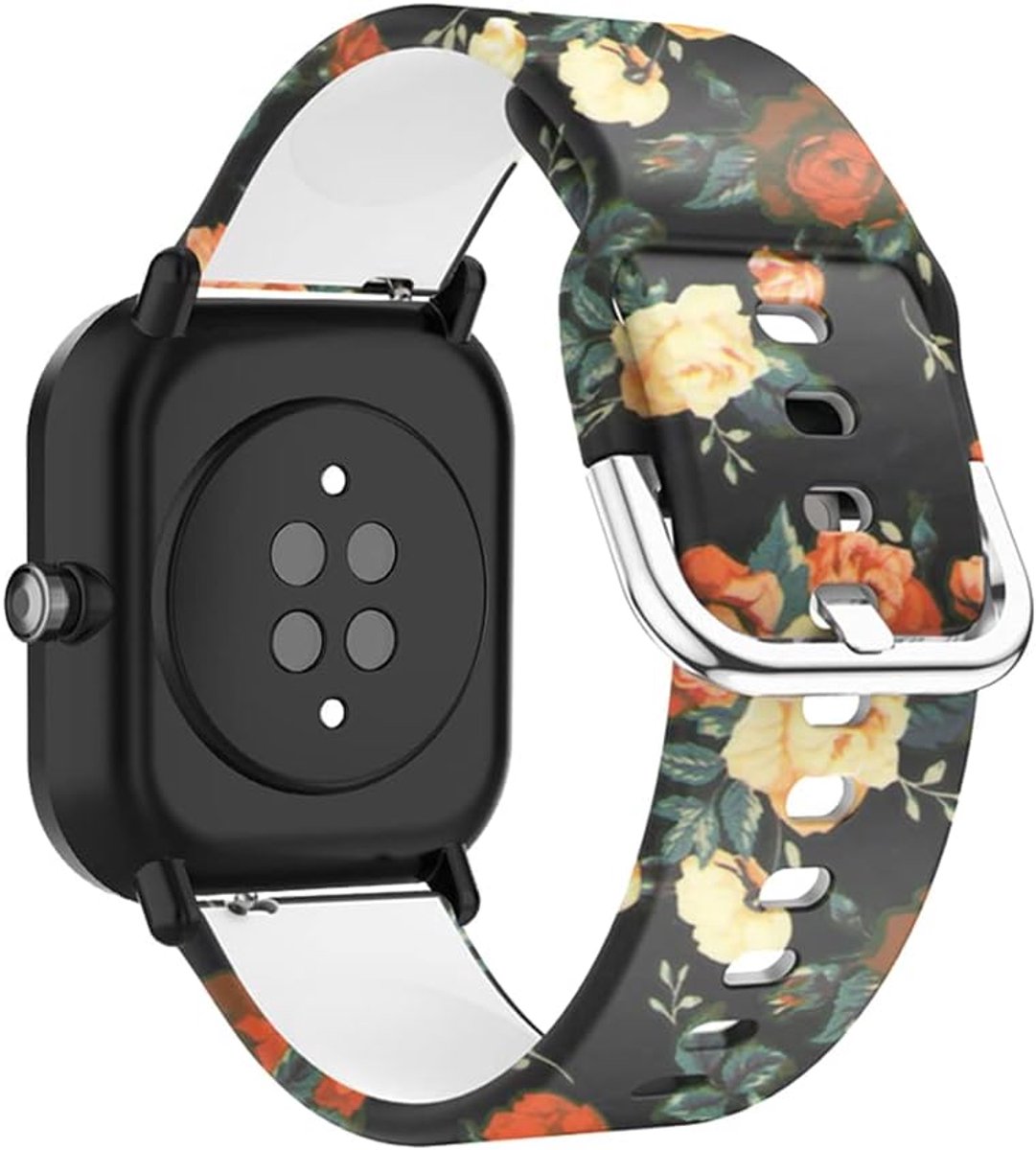 Horlogeband 20mm - Silicone Vervangband - Rood Roos - Comfort en Stijl - ShopVlot