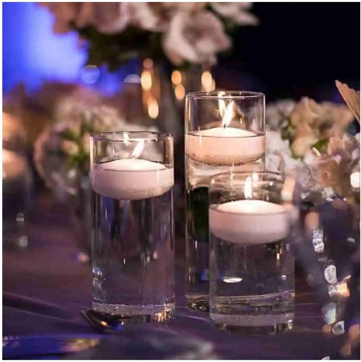 Drijfcandles, 30 Stuks - Premium Warm Tealights - Waterproof Flameless - Perfect voor Feesten en Bruiloften - SnelShoppen
