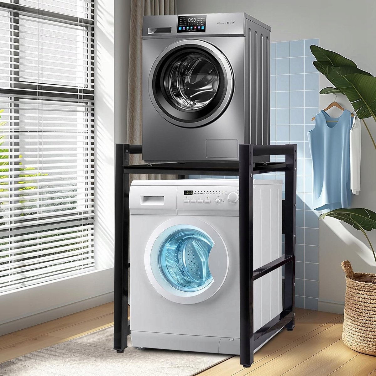 Merkloos Rek Boven Wasmachine - Ruimtebesparend & Stabiel