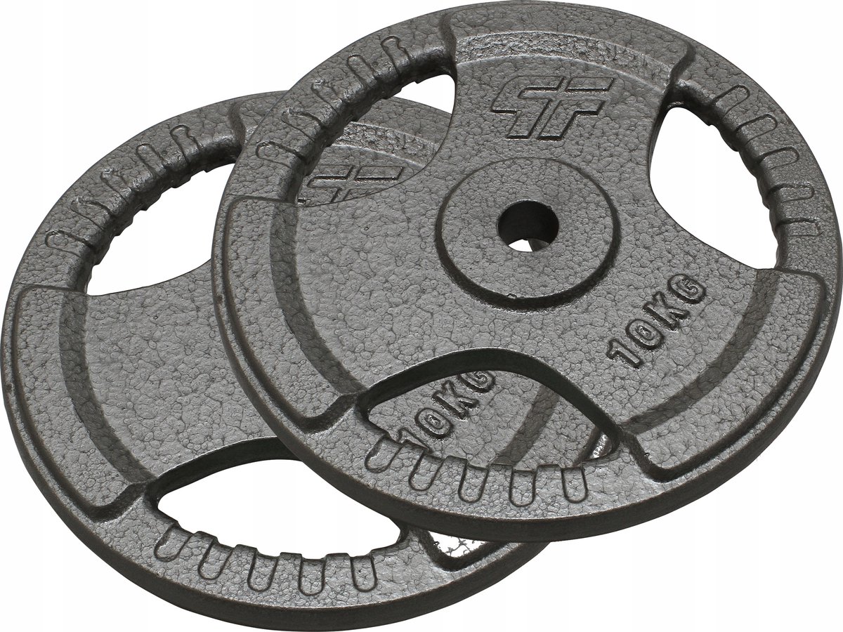 Merkloos 20kg Gietijzeren Halterset met 2x 10kg Schijven, 29mm Gat