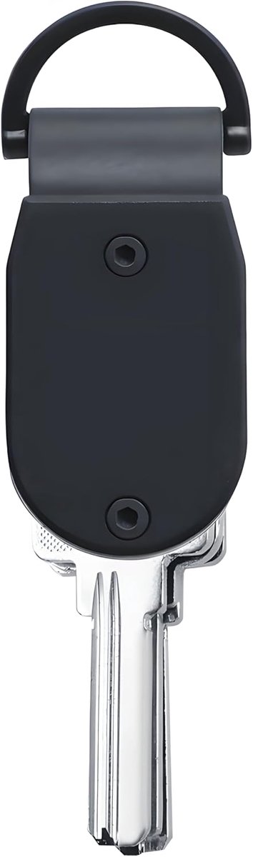 Mini sleutelhanger aluminium - ultra licht - smart key holder voor 2-6 sleutels - compact en praktisch - SnelShoppen