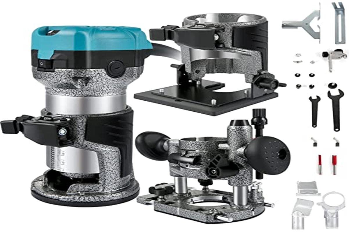 Bovenfrees 710 W - 3 vaste basen - kantelbaar - perfect voor houtsnijwerk - ShopVlot