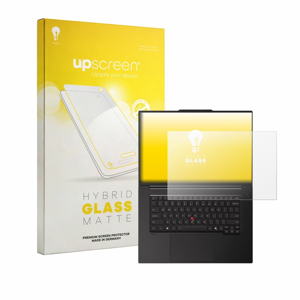 upscreen - Screenprotector voor Lenovo ThinkPad P1 Gen 9 16" - Folie Beschermfolie Beschermglas matte