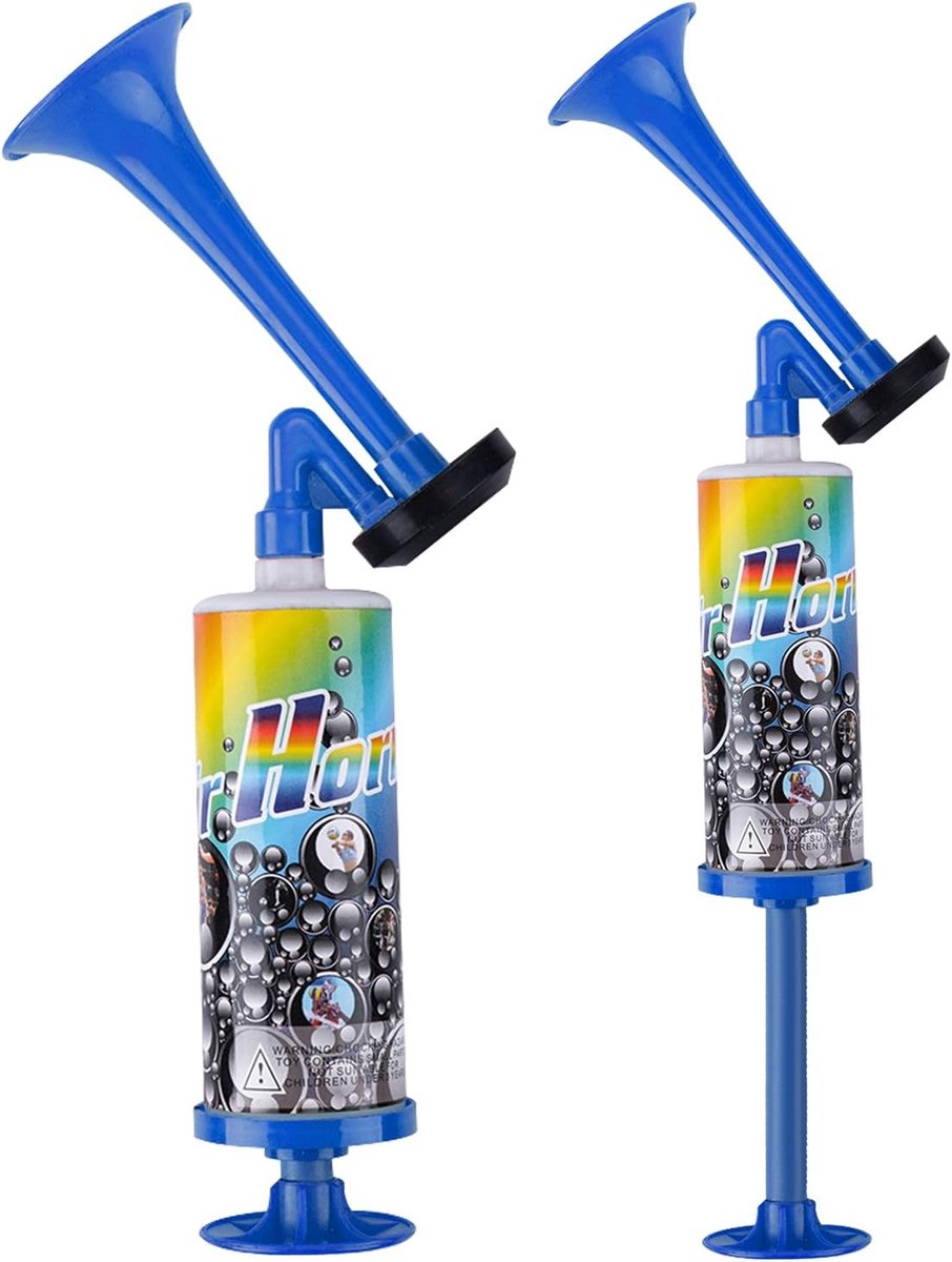 Luchtfluitjes 2 Stuks - Handheld Airhorn - Compacte Blauw - Perfect voor Sportevenementen - ShopVlot