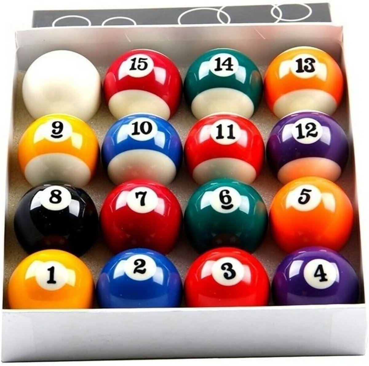Poolballen set 57.2 mm - Phenolhars - AA klasse - Duurzaam spelplezier - ShopVlot