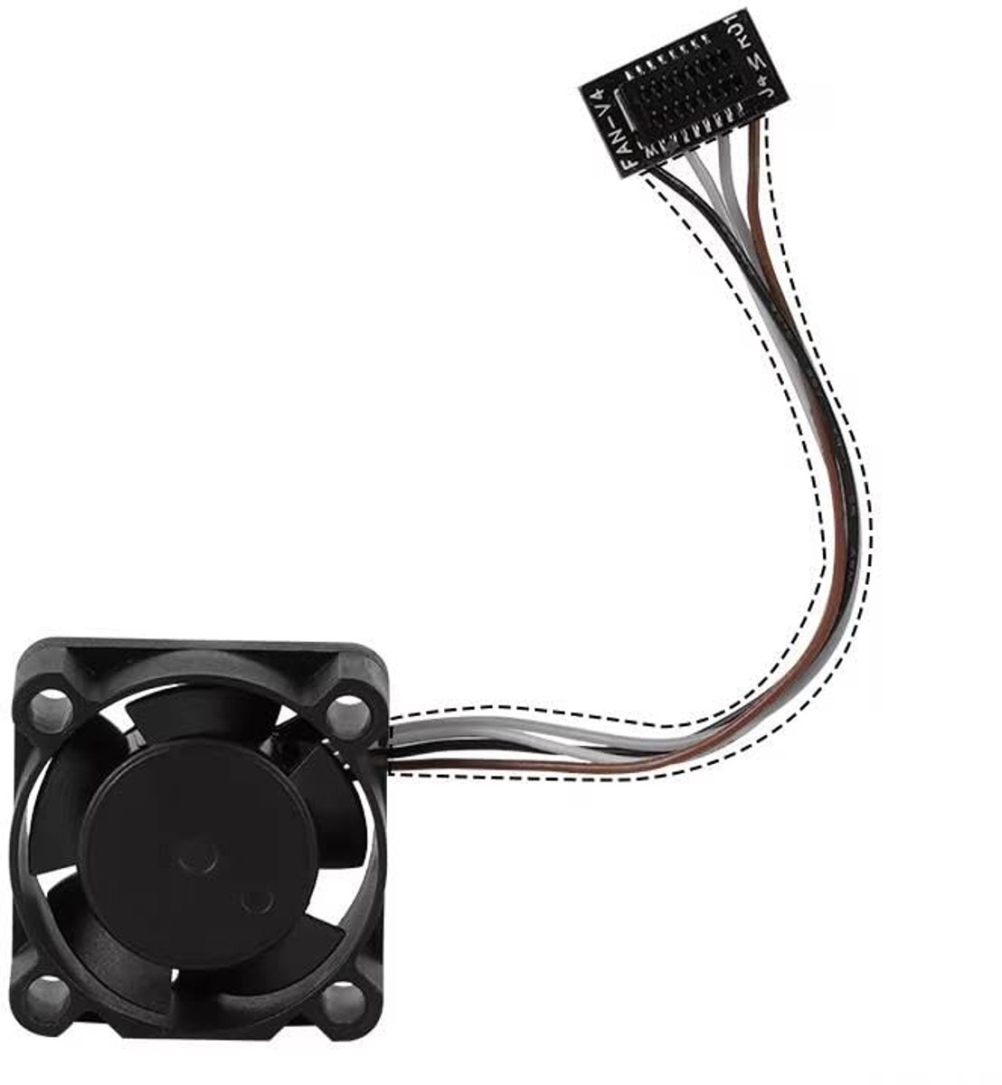 Cooling Fan 2510 - Dual Ball Bearing - Hoogwaardige Ventilator - Voor Bambu Lab 3D Printers - ShopVlot