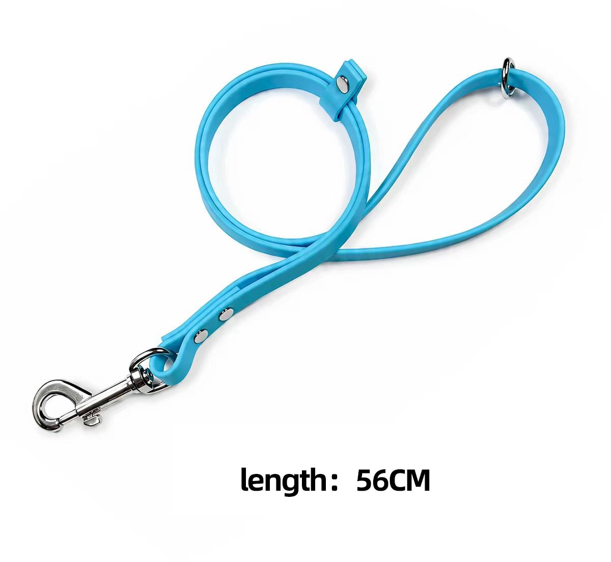 Claoner Trimsysteem bevestigingsriem voor honden katten - Heavy duty silicone - Verstelbare lus - Voor baden en borstelen - Professioneel - Hemelsblauw