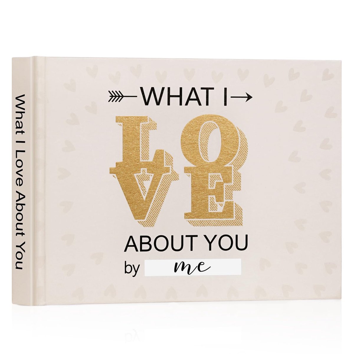 Liefdesdagboek invullen-de-blanco - Beige - Voor koppels - Persoonlijk cadeau voor jouw geliefde - ShopVlot
