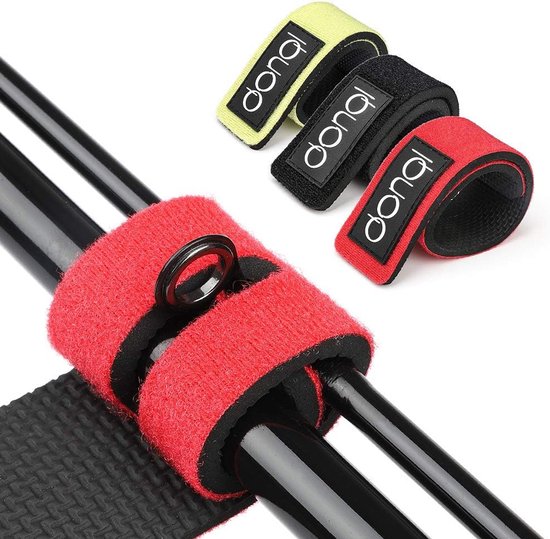 SnelShoppen - 6 Stuks Hengel Bandjes Riemen Ties - Stretchy Magic Aas Casting Spinning Rod Houders - Duurzaam Nylon en Elastisch Rubber - 25 x 3,5 cm van Snelshoppen — afbeelding 5