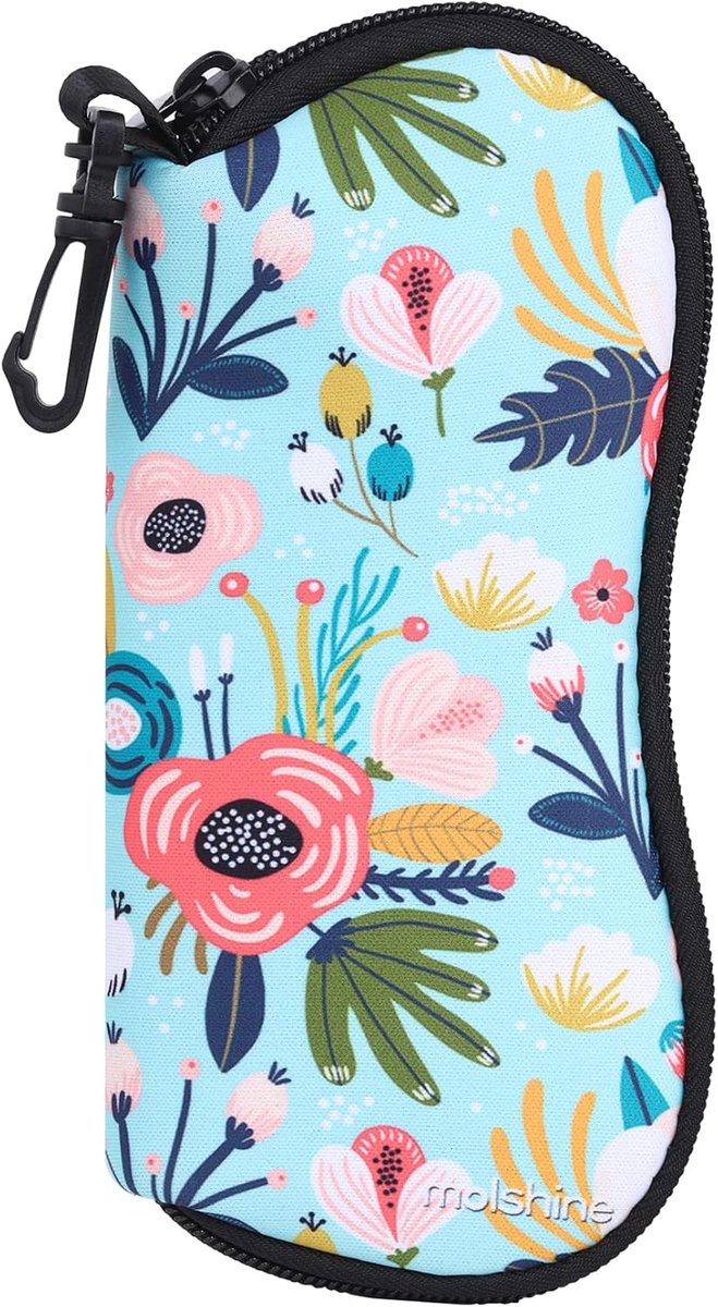 Zonnebril etui - Neopreen met rits - Compact en duurzaam - Bescherming voor uw brillen - ShopVlot