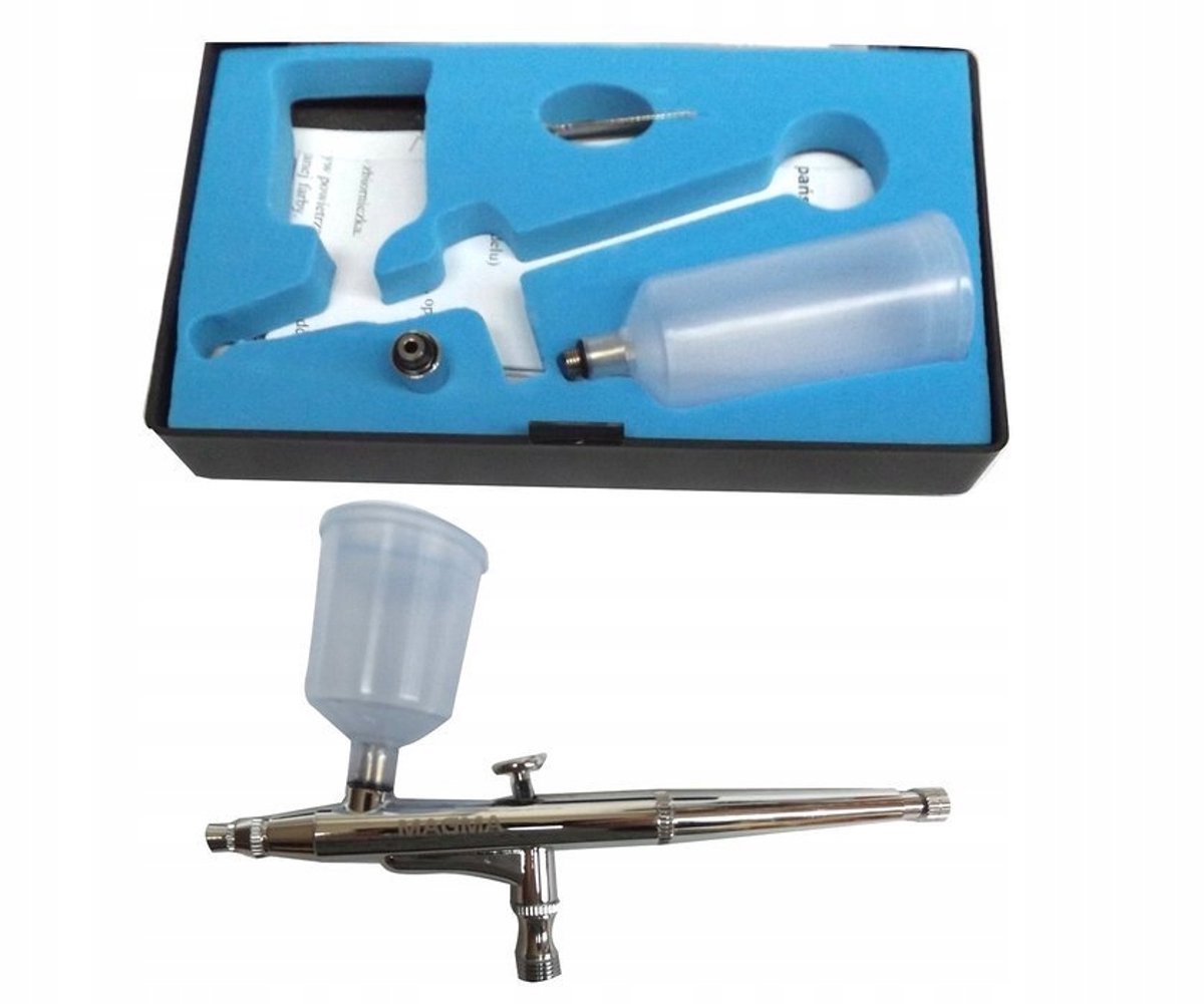 Aerograaf AB-131E - Dubbele Actie, Gravity Feed, 0.3mm