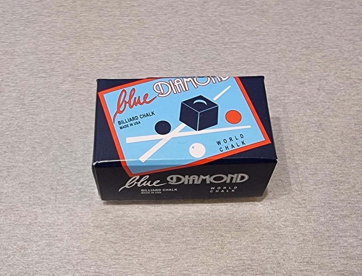 Biljartkrijt blauw - 2 stuks - hoge kwaliteit - optimaliseer je spel - ShopVlot