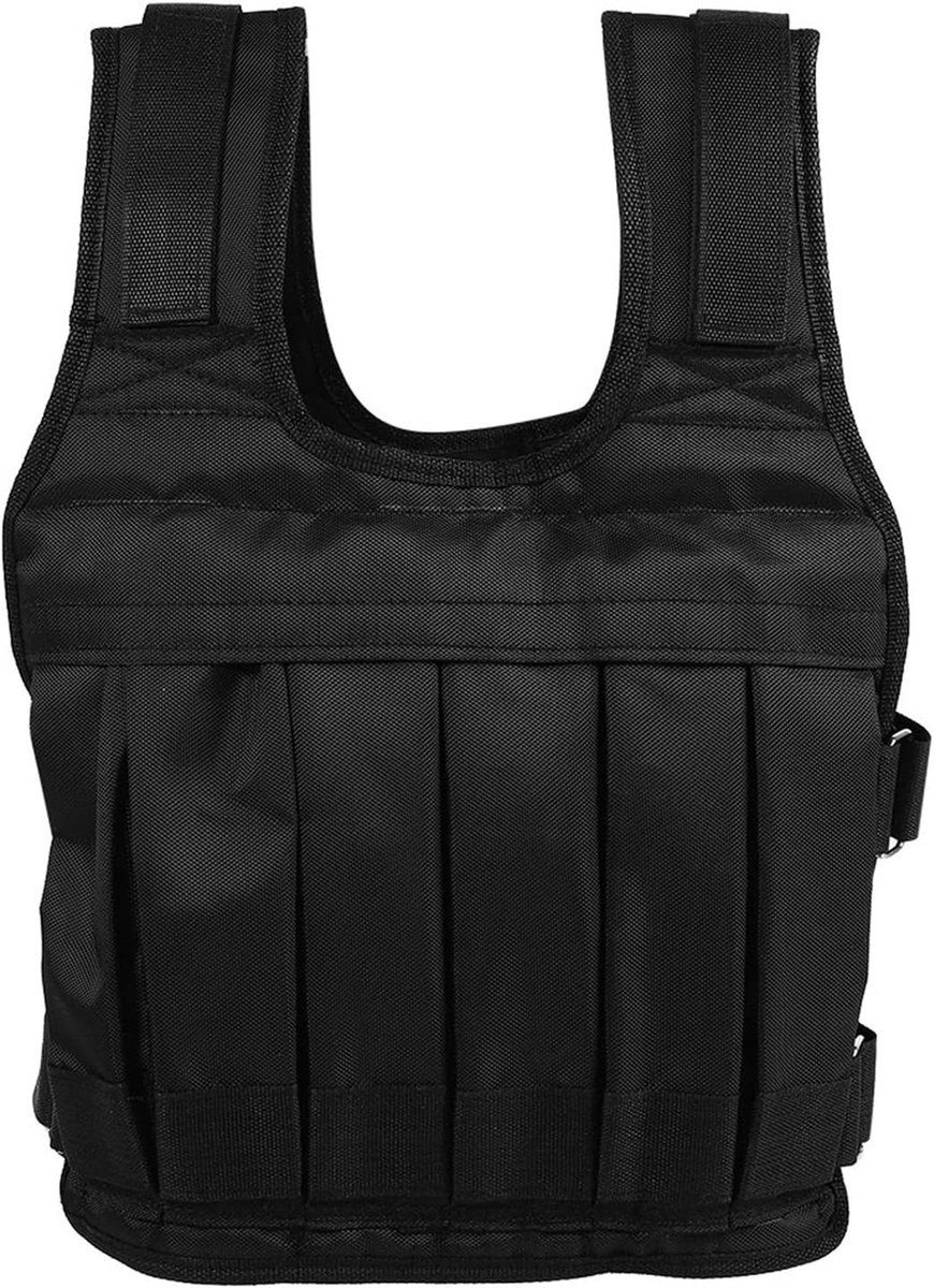 SnelShoppen - Verstelbaar Oxford Stof Trainingsvest, Robuust Krachtvest tot 50 kg, Duurzaam en Comfortabel, Ideaal voor Fitness en Krachttraining