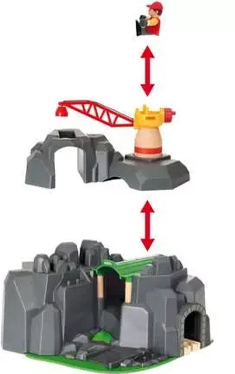 BRIO Kraan en bergtunnel - 33889 — afbeelding 3