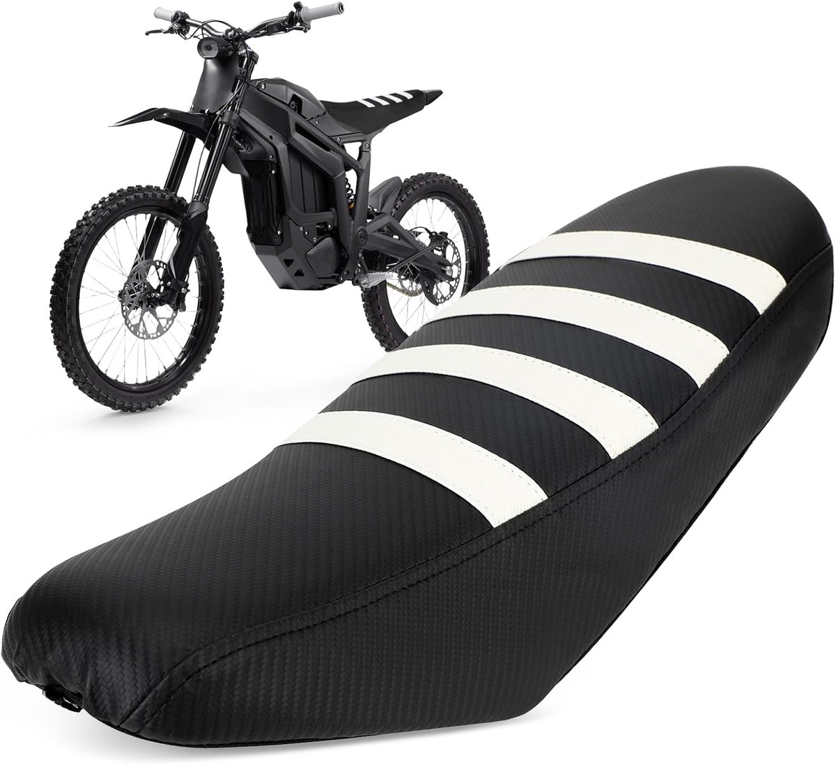 Dirt Bike Zittinghoes Motorfiets Streepjes Zittinghoes voor Talaria Sting MX3 MX4 E-Bike - Wit