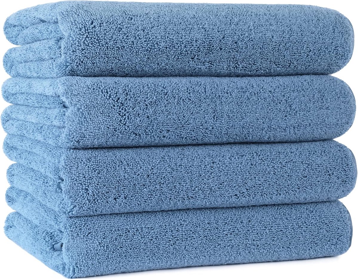 Badhanddoek Microvezel Sneldrogend 330 GSM 76,2x144,8 cm, 4 st