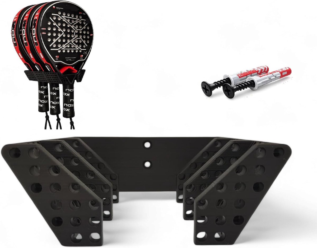 Padelrackets voor het ophangen van 3 schoppen