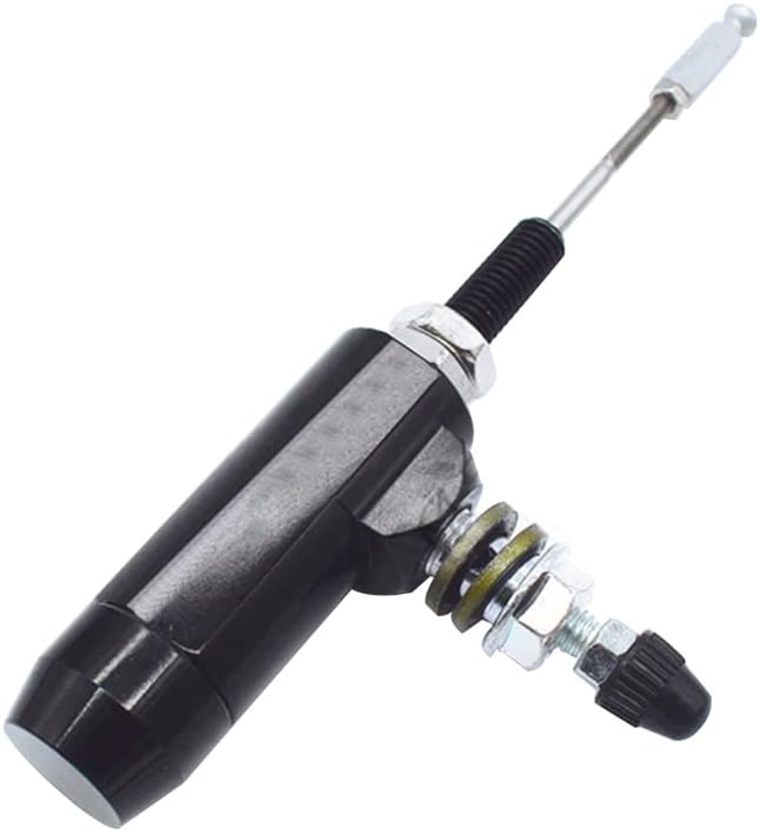 Universele Hydraulische Koppeling Rempomp voor Motorfiets ATV Off-Road Voertuig, CNC Hydraulische Koppeling Hoofdremcilinder Hendel Rempomp, Zwart/Rood
