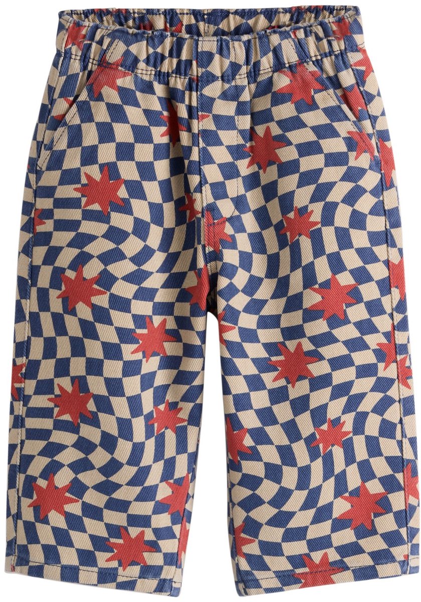 Next - Jongens - Brede broek met koordsluiting - Blauw