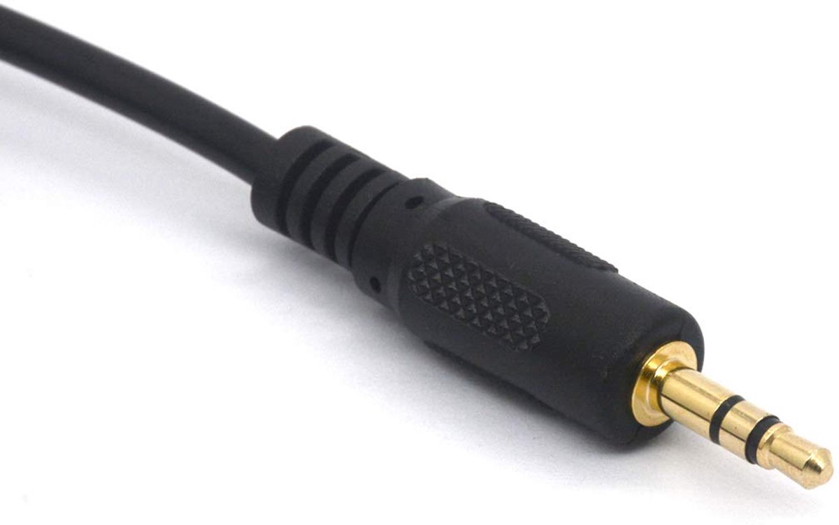 3 Ft/1M 90° Micro USB to 3.5mm Cable Car AUX Audio Output Adapter Audio Jack Lead (Micro-USB to 3 Pole 1/8 Stereo Cord) - ShopVlot