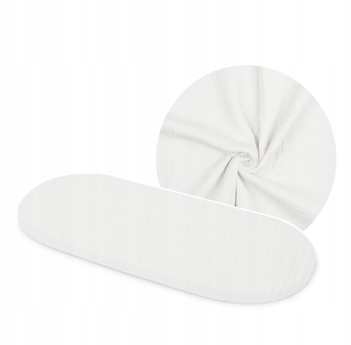 Merkloos Muslin Hoeslaken voor Kinderwagen, Wiege, 40x90cm