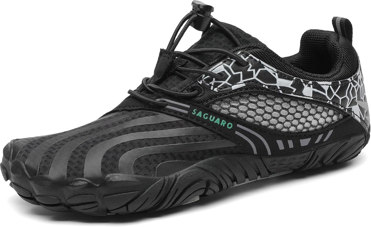 Barefoot schoenen voor kinderen maat 24-36 - ademend materiaal - ideaal voor zwemmen - zwart - ShopVlot