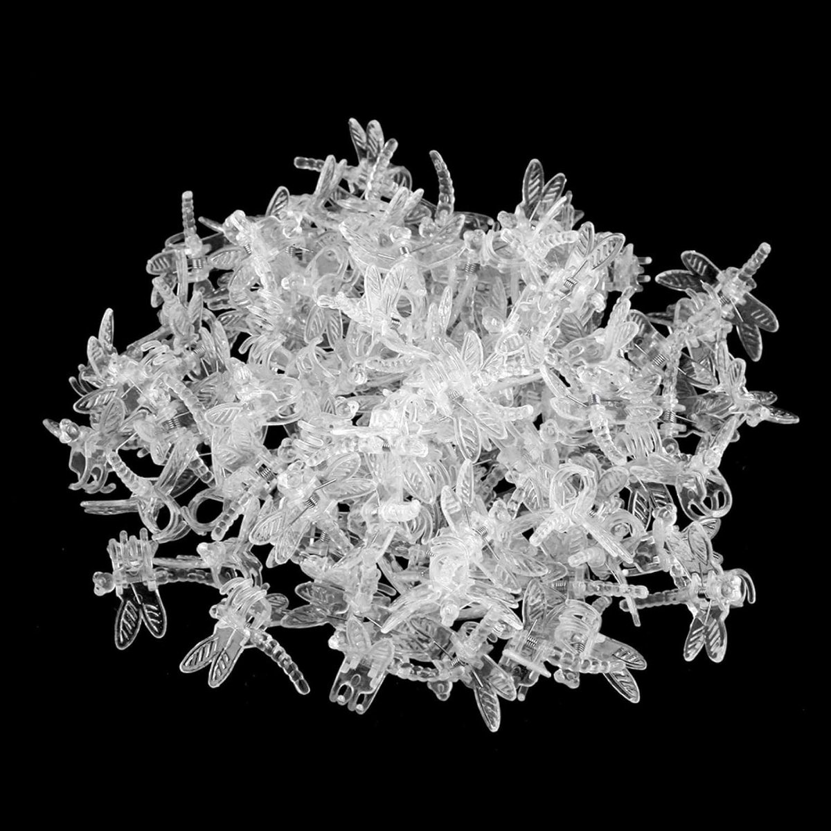 Orchidee Clip 100 Stuks - Transparant Plastic - Sterke grip - Ondersteunt orchideeën zonder schade - ShopVlot