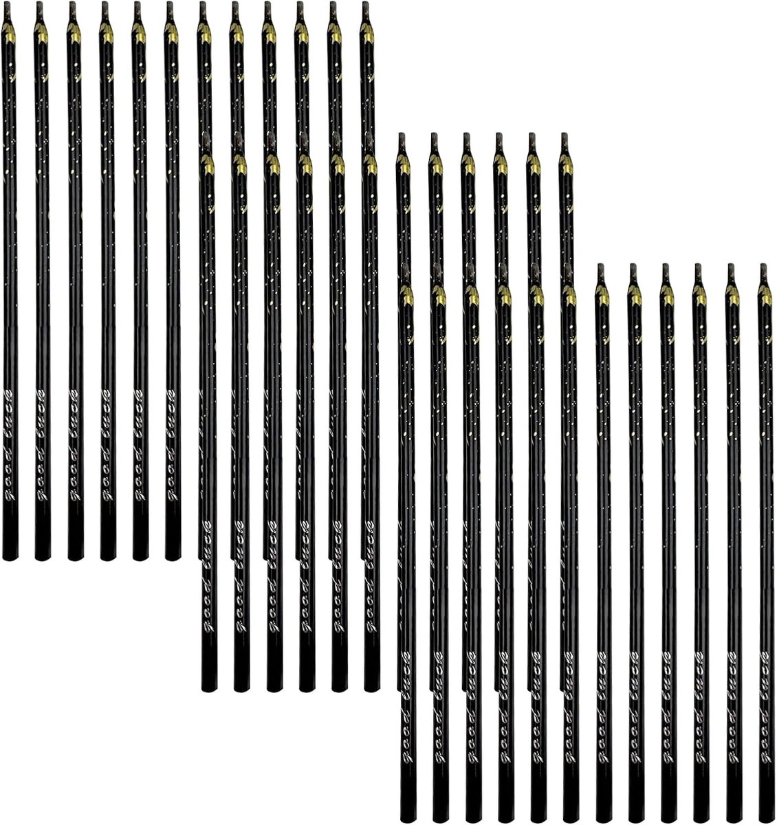 Verjaardagskaarsen 36PCS - Zwart-Gouden Design - Elegante Cake Decoratie - Perfect voor Feesten - ShopVlot