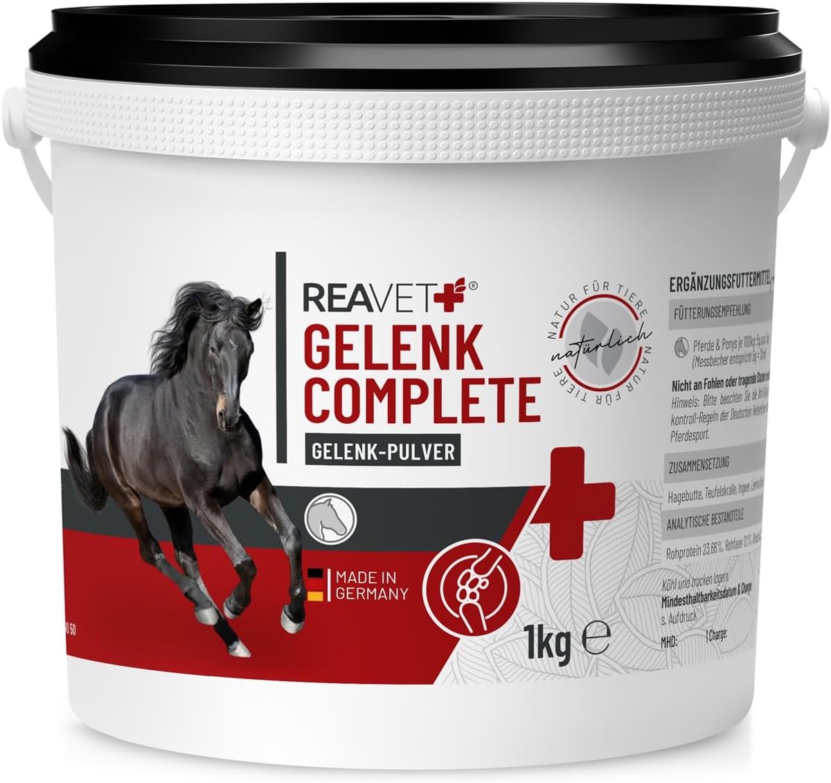 Gelenkp poeder 1 kg - Natuurlijk gewrichtcomplex - Ondersteunt gewrichtsfunctie - Voor optimale beweging van paarden - ShopVlot