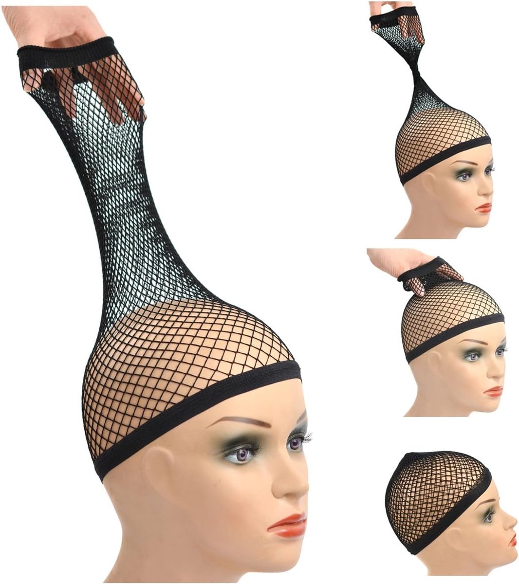 Wigcap L - Mesh Haarcap - Zacht en Ademend - Geschikt voor Korte en Lange Haarstijlen - ShopVlot