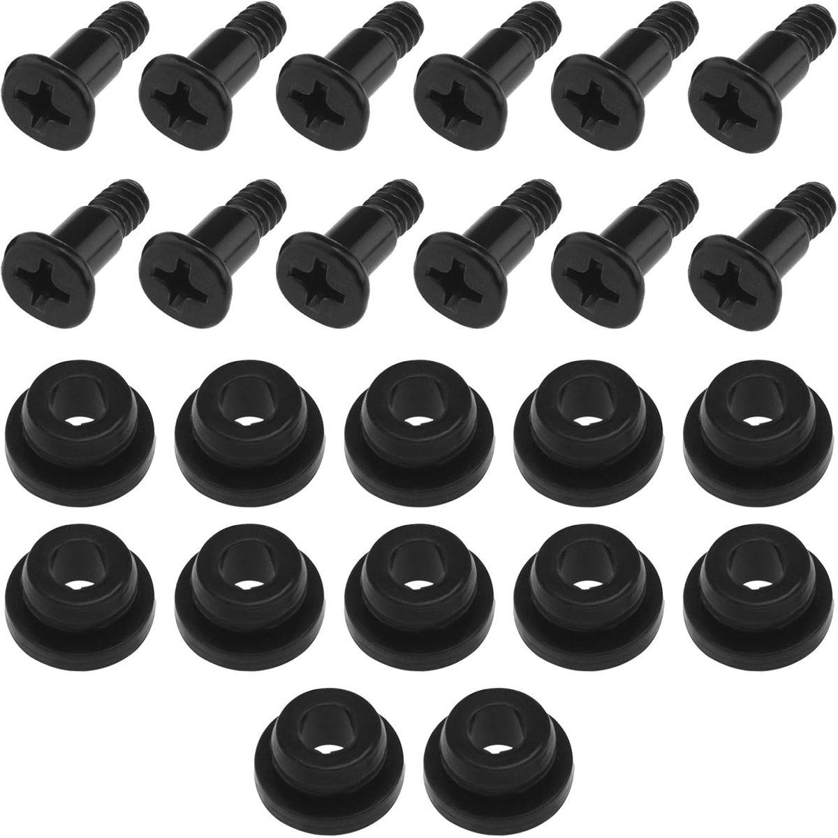 Hard drive schroeven 12PCS 9cm - met rubber schokabsorberende schijf - voor HDD/SSD computers - ShopVlot