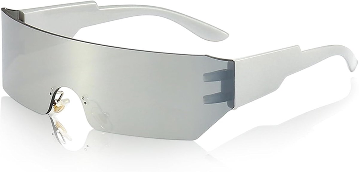 Zonnebril futuristisch - rimless - ruimte thema - perfect voor feesten - ShopVlot